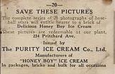 1927 Honey Boy Ice Cream (FC59) #20 Frankie Frisch Back