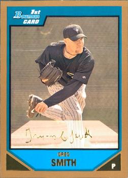 2007 Bowman - Prospects Gold #BP85 Greg Smith Front