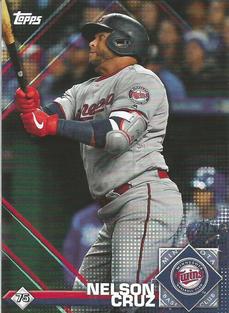 2020 Topps Stickers #75 Nelson Cruz Front