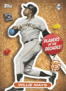 2020 Topps Stickers #115 Willie Mays Front