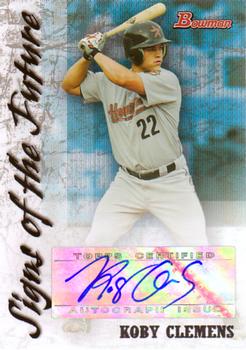 2007 Bowman - Signs of the Future #SOF-KC Koby Clemens Front