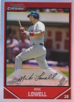 2007 Bowman Chrome - Refractors #87 Mike Lowell Front