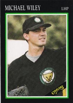 1991 A&R Kane County Cougars #NNO Michael Wiley Front