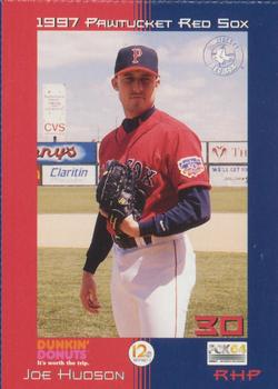 1997 Dunkin' Donuts Pawtucket Red Sox #NNO Joe Hudson Front