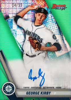 2019 Bowman's Best - Best of 2019 Autographs Green Refractor #B19-GK George Kirby Front