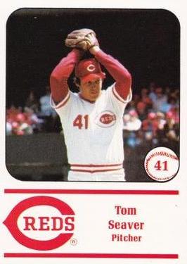 1982 Cincinnati Reds Yearbook Cards #NNO Tom Seaver Front
