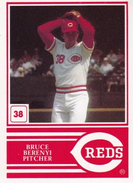 1983 Cincinnati Reds Yearbook Cards #NNO Bruce Berenyi Front