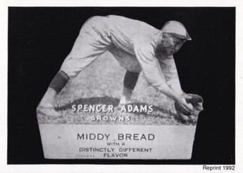 1992 1927 Middy Bread Reprints #NNO Spencer Adams Front
