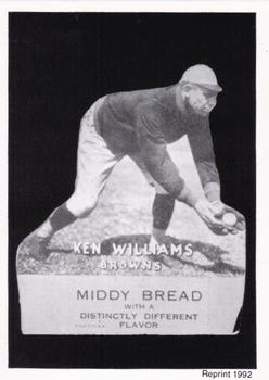 1992 1927 Middy Bread Reprints #NNO Ken Williams Front