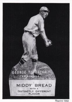 1992 1927 Middy Bread Reprints #NNO George Toporcer Front