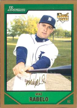 2007 Bowman Draft Picks & Prospects - Gold #BDP14 Mike Rabelo Front
