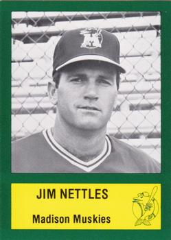 1985 Madison Muskies #20 Jim Nettles Front