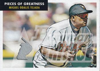 2007 Bowman Heritage - Pieces of Greatness #PG-MTE Miguel Tejada Front
