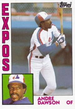 1984 Topps Head-In-Box Proofs #NNO Andre Dawson Front
