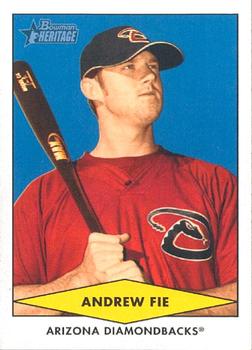 2007 Bowman Heritage - Prospects #BHP49 Andrew Fie Front