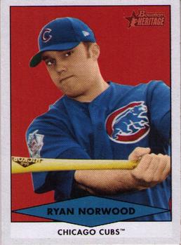 2007 Bowman Heritage - Prospects #BHP91 Ryan Norwood Front