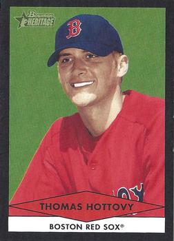 2007 Bowman Heritage - Prospects Black #BHP72 Thomas Hottovy Front