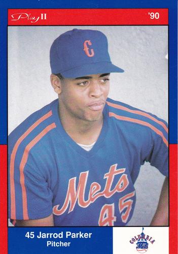 1990 Play II Columbia Mets Postcards #2 Series IV Jarrod Parker Front