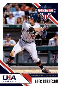 2020 Panini USA Baseball Stars & Stripes #20 Alec Burleson Front
