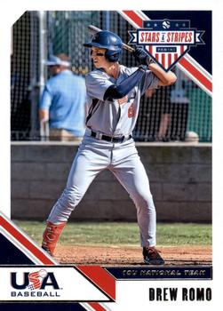 2020 Panini USA Baseball Stars & Stripes #32 Drew Romo Front