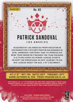 2020 Panini Diamond Kings #60 Patrick Sandoval Back