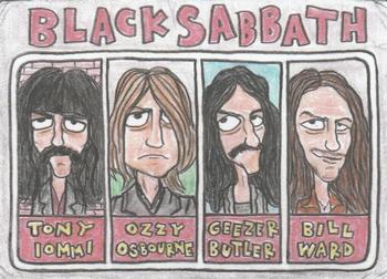2020 Gummy Arts (Unlicensed) #43 Black Sabbath Front