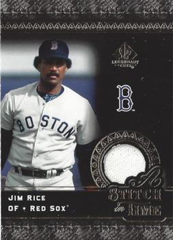 2007 SP Legendary Cuts - A Stitch in Time Memorabilia #ST-JR Jim Rice Front