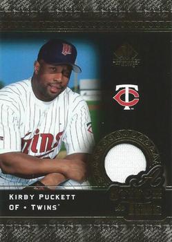 2007 SP Legendary Cuts - A Stitch in Time Memorabilia #ST-KP Kirby Puckett Front