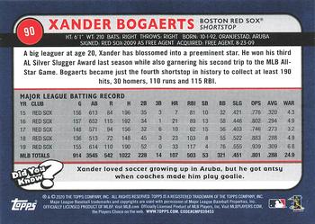 2020 Topps Big League #90 Xander Bogaerts Back