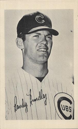 1969 Chicago Cubs B&W Picture Pack #NNO Randy Hundley Front