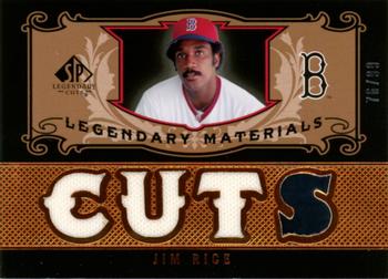 2007 SP Legendary Cuts - Legendary Materials Triple #LM-JR1 Jim Rice Front