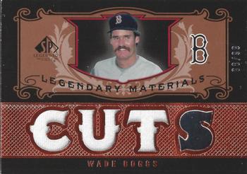 2007 SP Legendary Cuts - Legendary Materials Triple #LM-WB2 Wade Boggs Front
