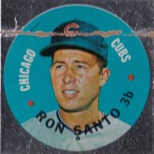 1968 Topps Test Discs #NNO Ron Santo Front
