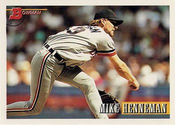 1993 Bowman #559 Mike Henneman Front