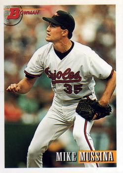 1993 Bowman #633 Mike Mussina Front