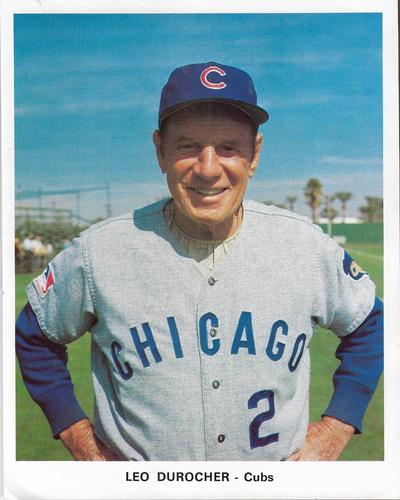 1971 Chicago Cubs Color Picture Pack B #NNO Leo Durocher Front