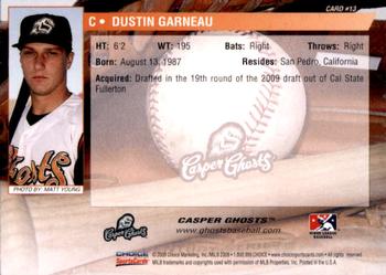 2009 Choice Casper Ghosts #13 Dustin Garneau Back