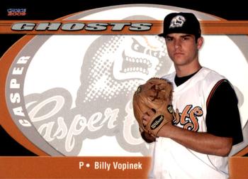2009 Choice Casper Ghosts #38 Billy Vopinek Front