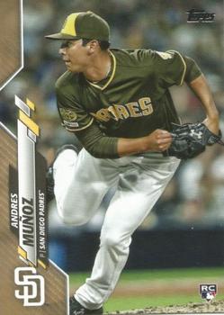 2020 Topps - Gold #56 Andres Muñoz Front