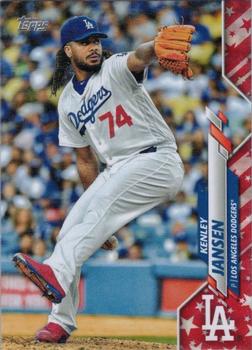 2020 Topps - Independence Day #24 Kenley Jansen Front