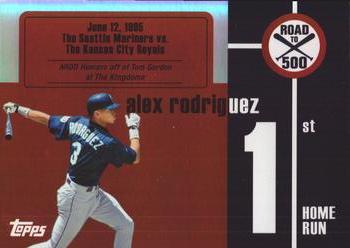 2007 Topps - Alex Rodriguez: Road to 500 #ARHR1 Alex Rodriguez Front