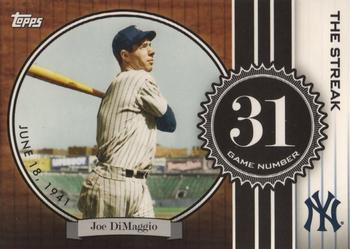2007 Topps - Joe DiMaggio: The Streak #JD31 Joe DiMaggio Front