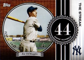 2007 Topps - Joe DiMaggio: The Streak #JD44 Joe DiMaggio Front