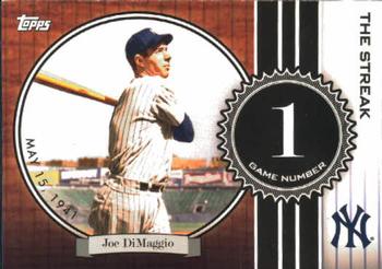2007 Topps - Joe DiMaggio: The Streak #JD1 Joe DiMaggio Front