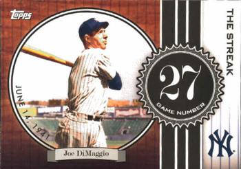 2007 Topps - Joe DiMaggio: The Streak #JD27 Joe DiMaggio Front