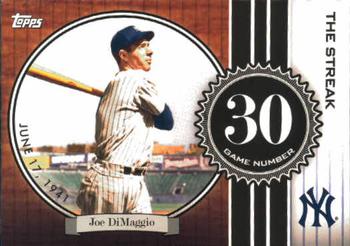 2007 Topps - Joe DiMaggio: The Streak #JD30 Joe DiMaggio Front