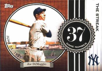 2007 Topps - Joe DiMaggio: The Streak #JD37 Joe DiMaggio Front