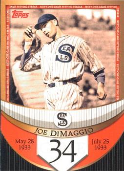 2007 Topps - Joe DiMaggio: The Streak Before the Streak #JDSF34 Joe DiMaggio Front