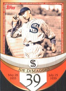 2007 Topps - Joe DiMaggio: The Streak Before the Streak #JDSF39 Joe DiMaggio Front