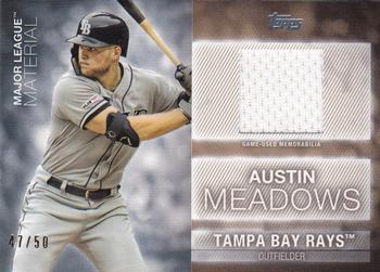 2020 Topps - Major League Material Relics Gold #MLM-AM Austin Meadows Front